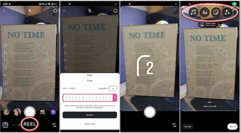 Loop a Video on Instagram Story Using Reels (Then Share as Story)